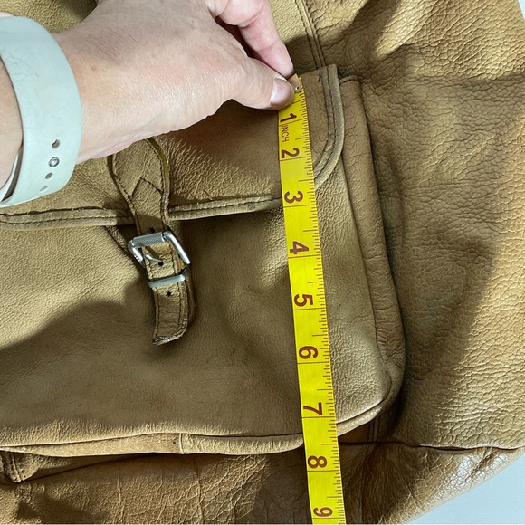 Picard Water Buffalo Leather Backpack w/LG Inside/Outside Buckle Closure pockets - Picture 15 of 16